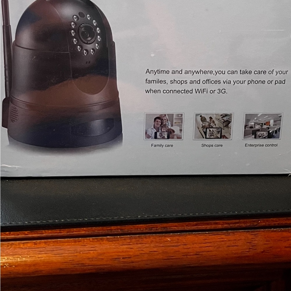 Wireless Black Security Camera